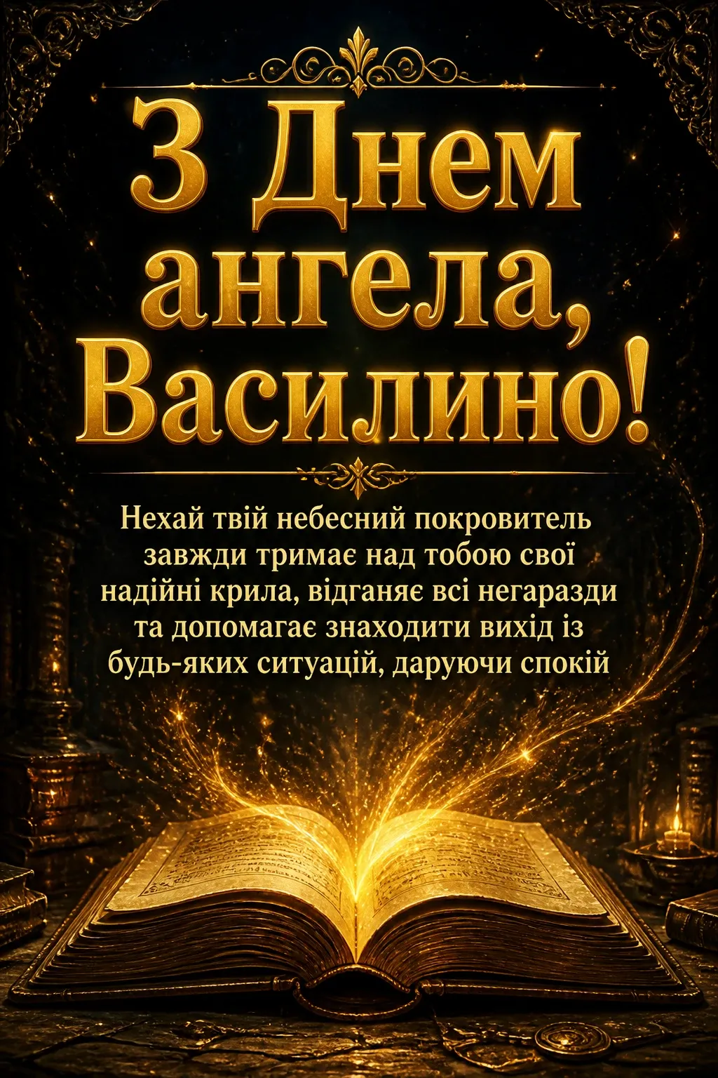 з днем ангела василини