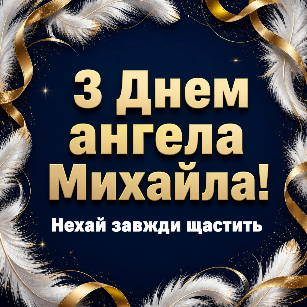 з днем ангела михаїла