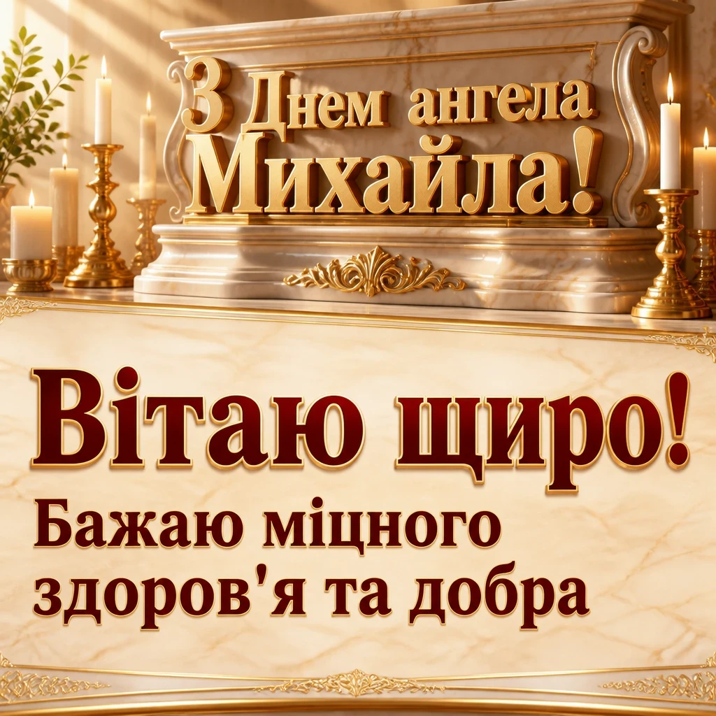 з днем ангела михаїла