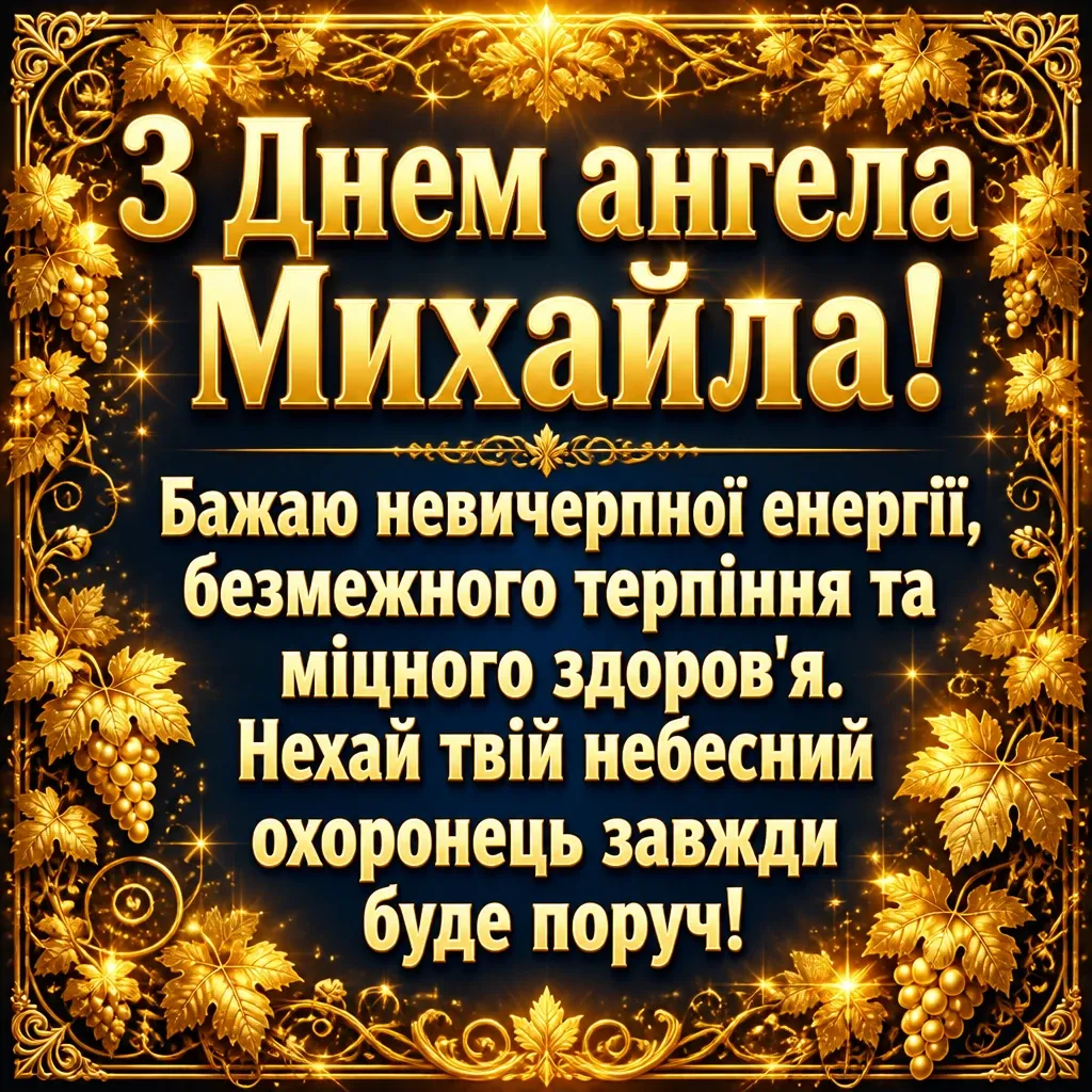 з днем ангела михаїла