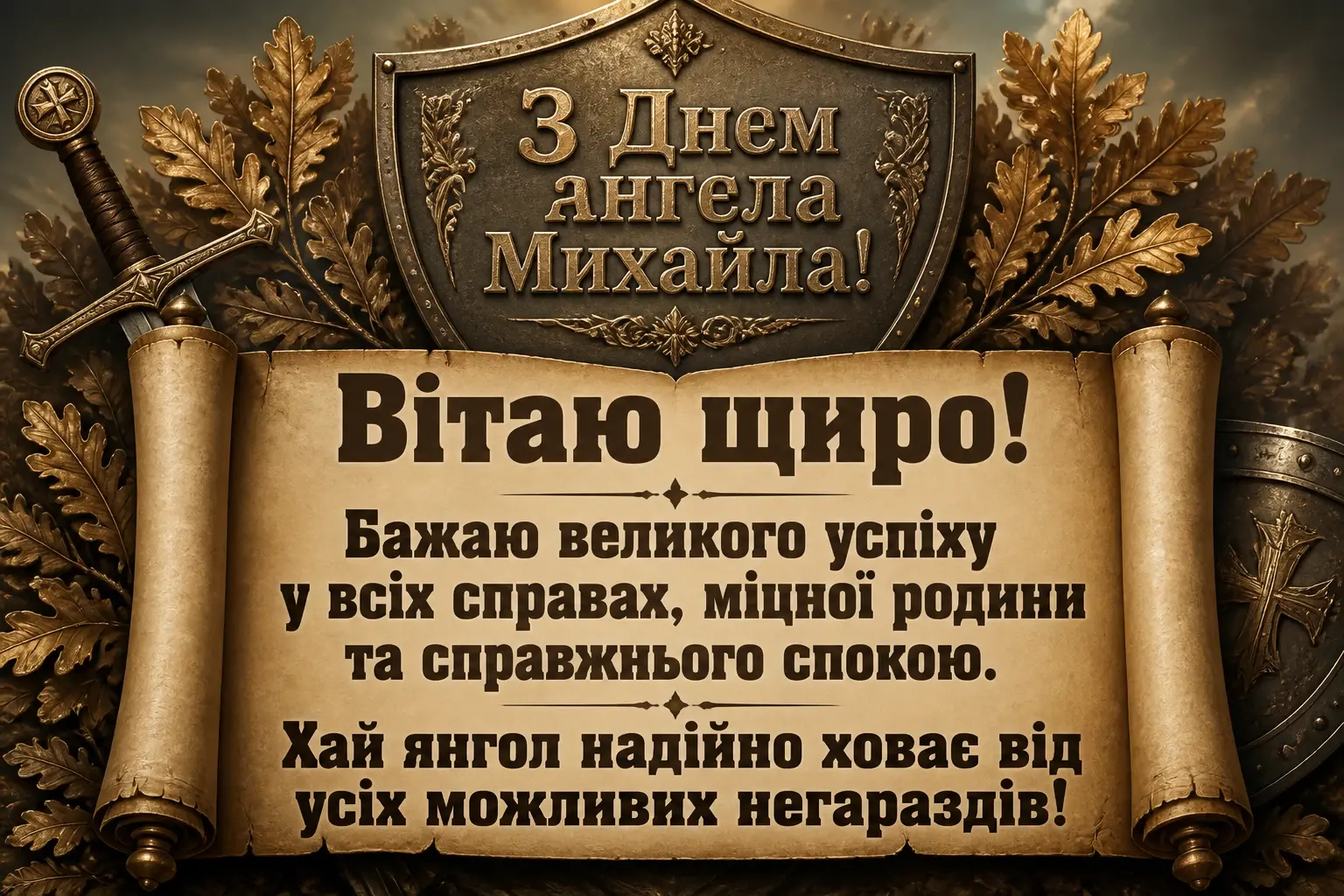 з днем ангела михаїла