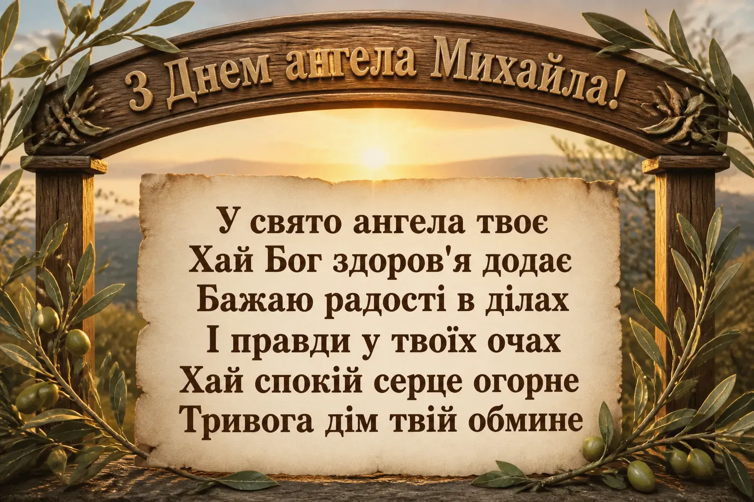 з днем ангела михаїла