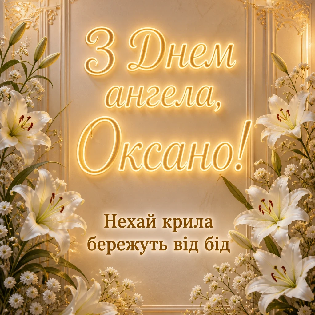 з днем ангела, оксано