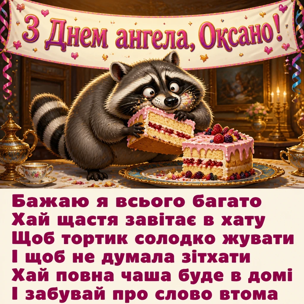 з днем ангела, оксано