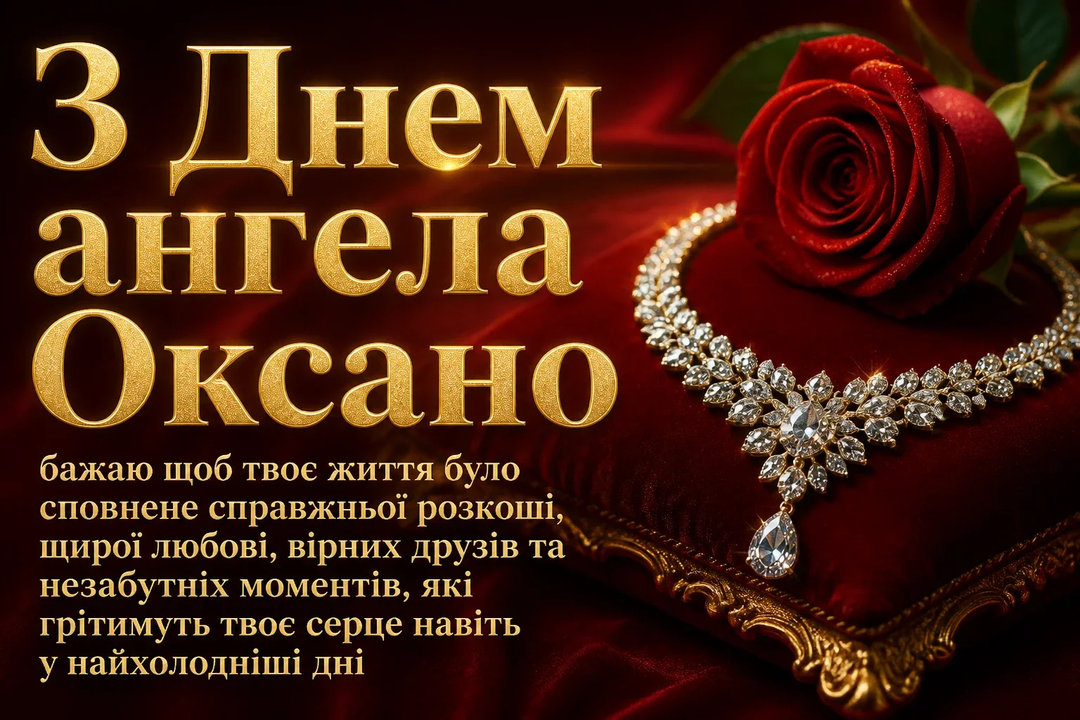 з днем ангела, оксано