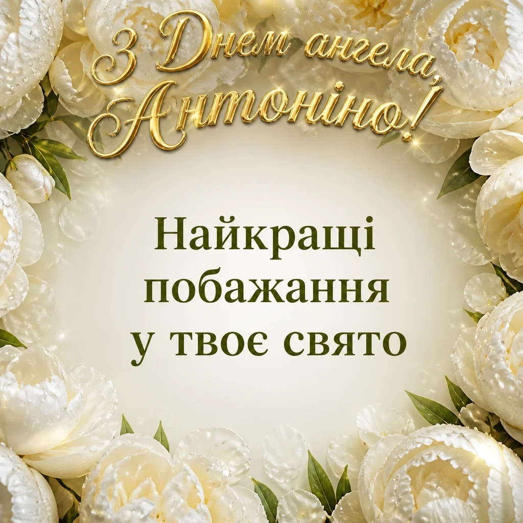 з днем ангела антоніна