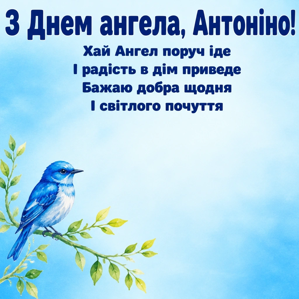 з днем ангела антоніна