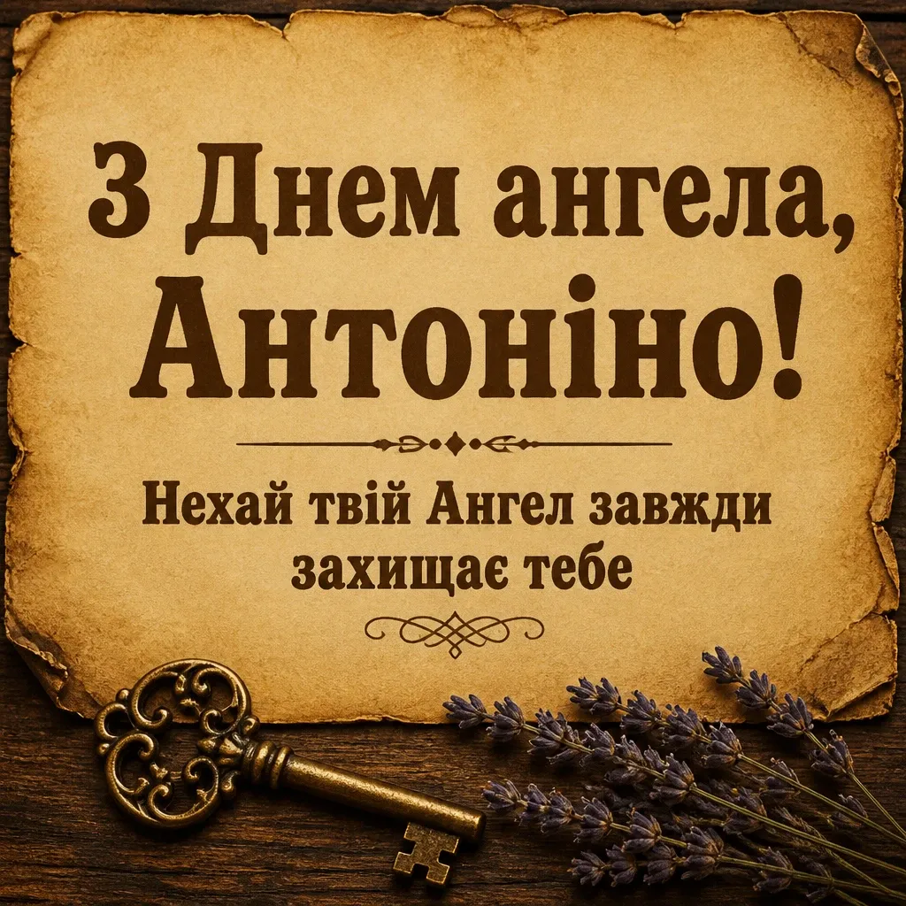 з днем ангела антоніна
