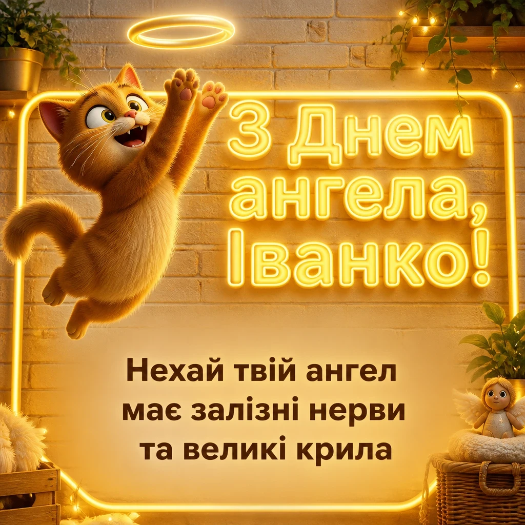 привітання з днем ангела іванки