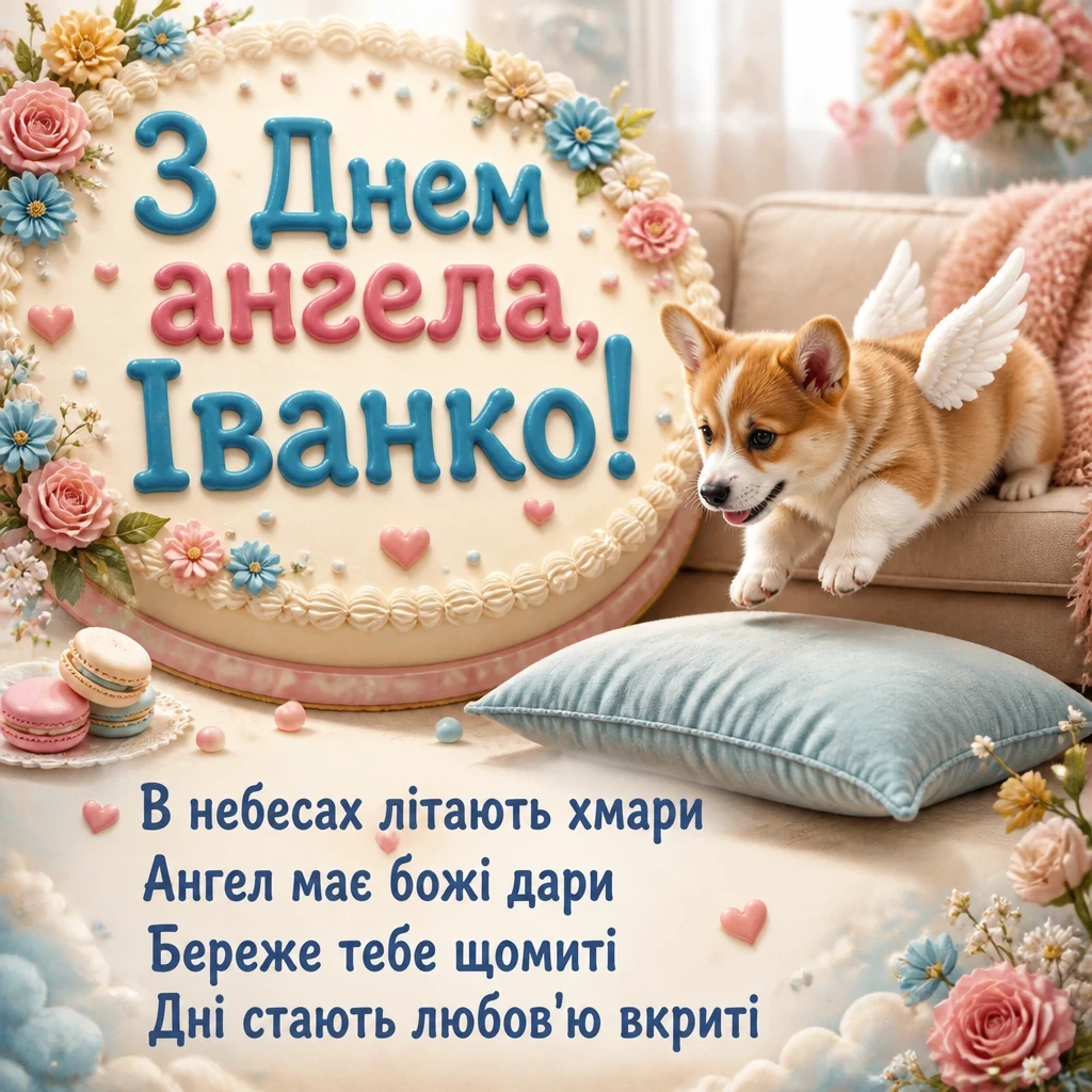 привітання з днем ангела іванки
