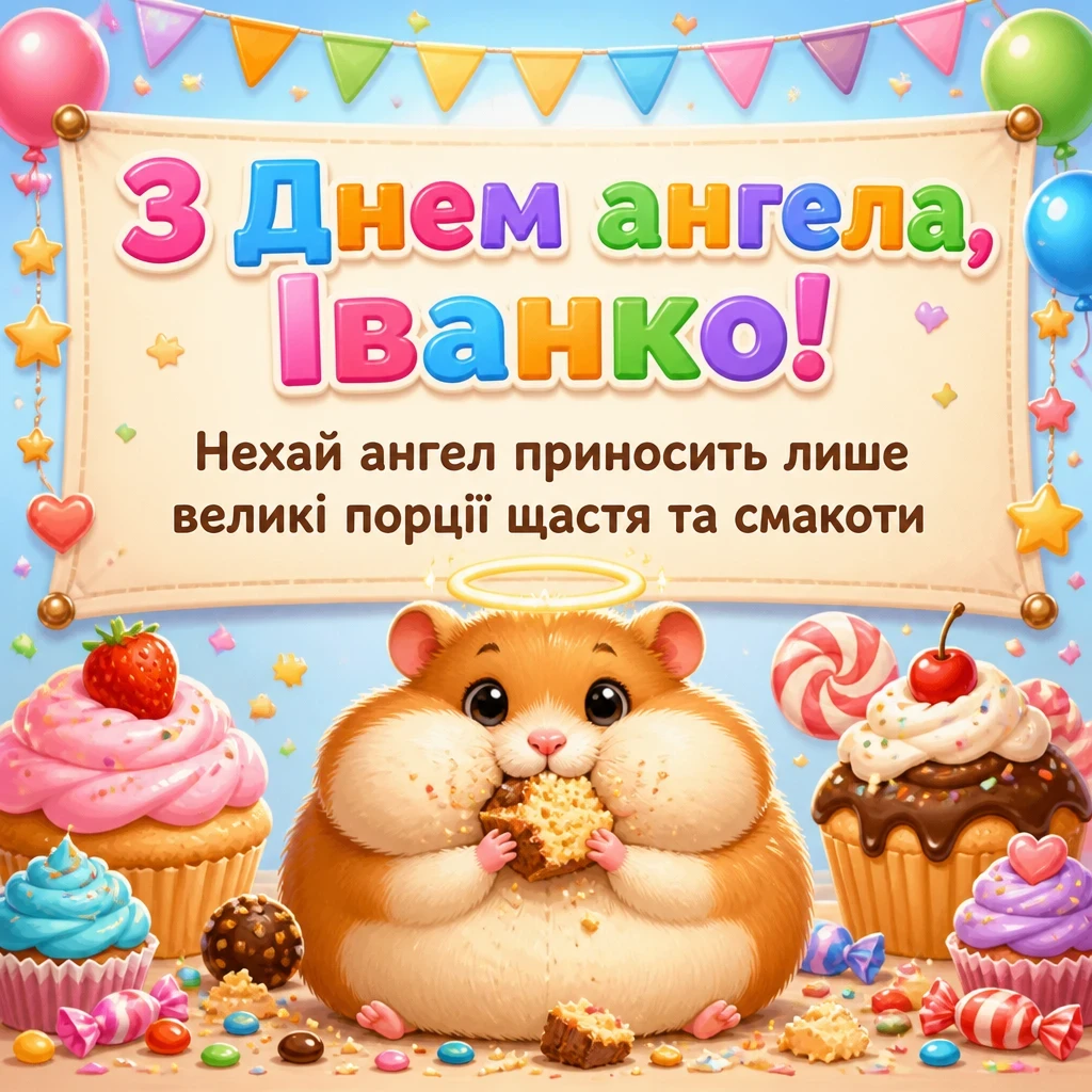 привітання з днем ангела іванки