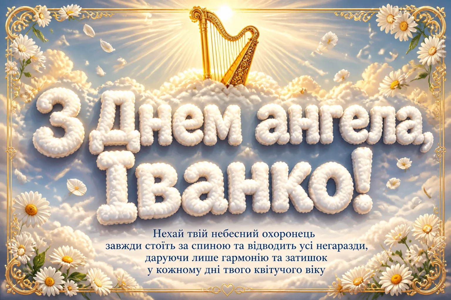 привітання з днем ангела іванки