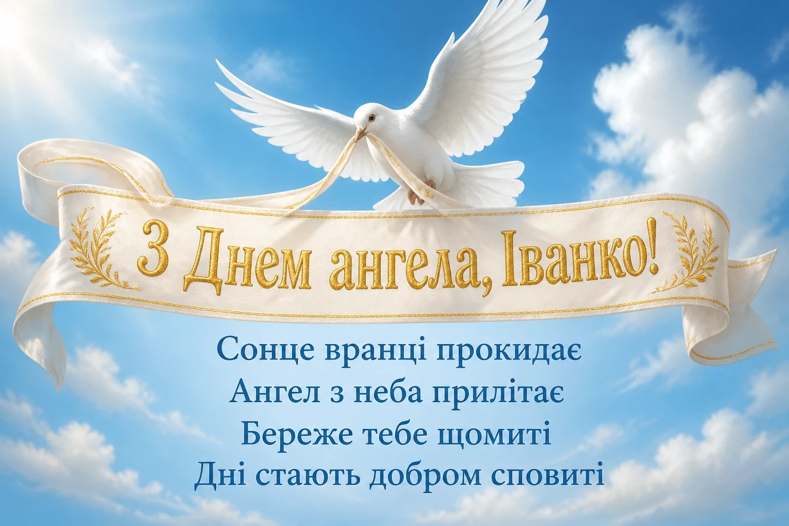 привітання з днем ангела іванки