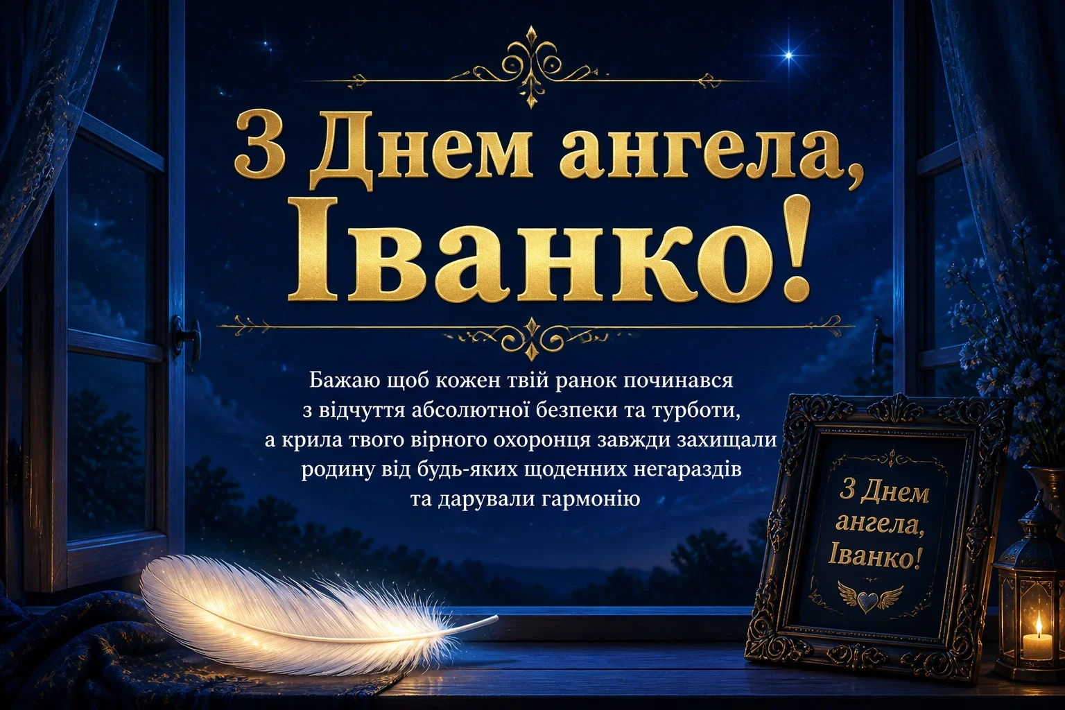 привітання з днем ангела іванки