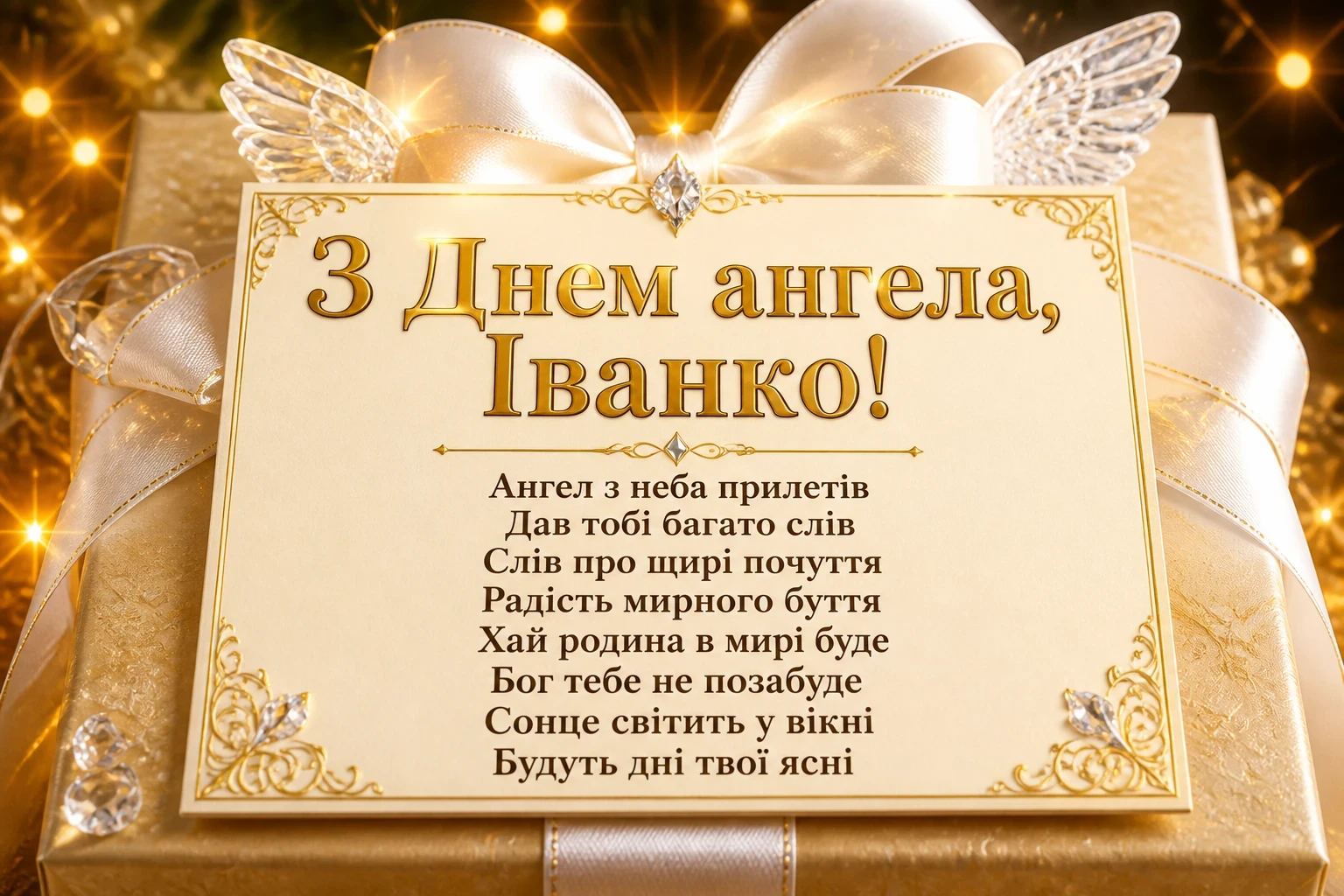 привітання з днем ангела іванки