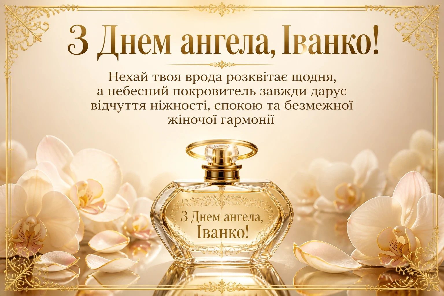 привітання з днем ангела іванки
