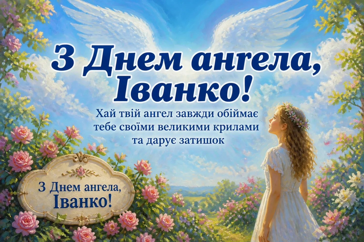привітання з днем ангела іванки