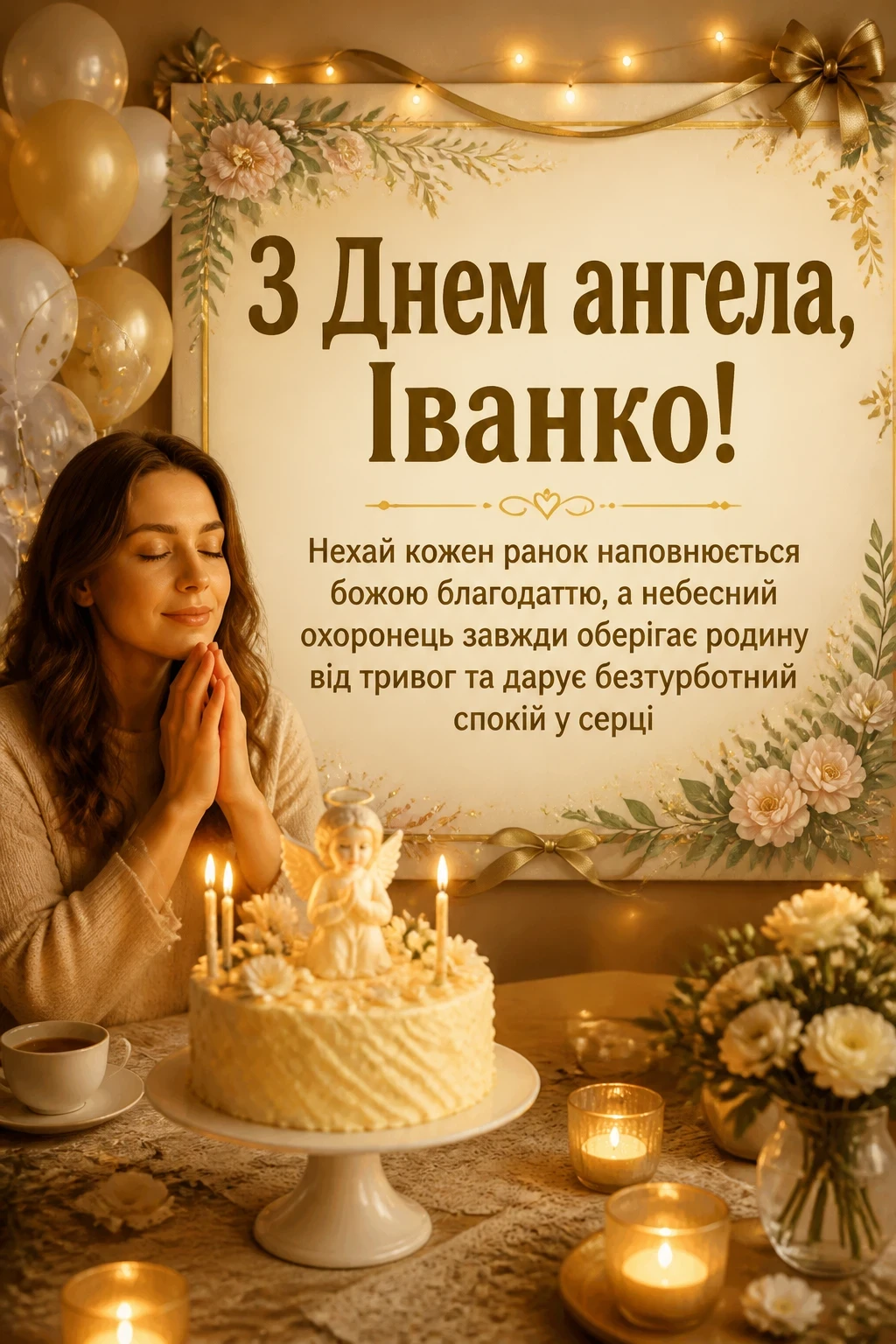 привітання з днем ангела іванки