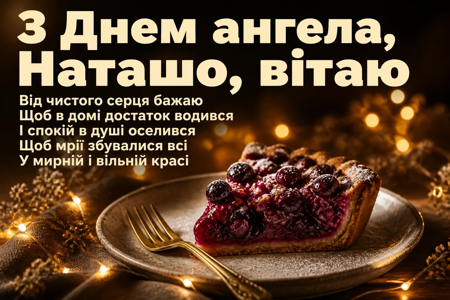 з днем ангела наташа