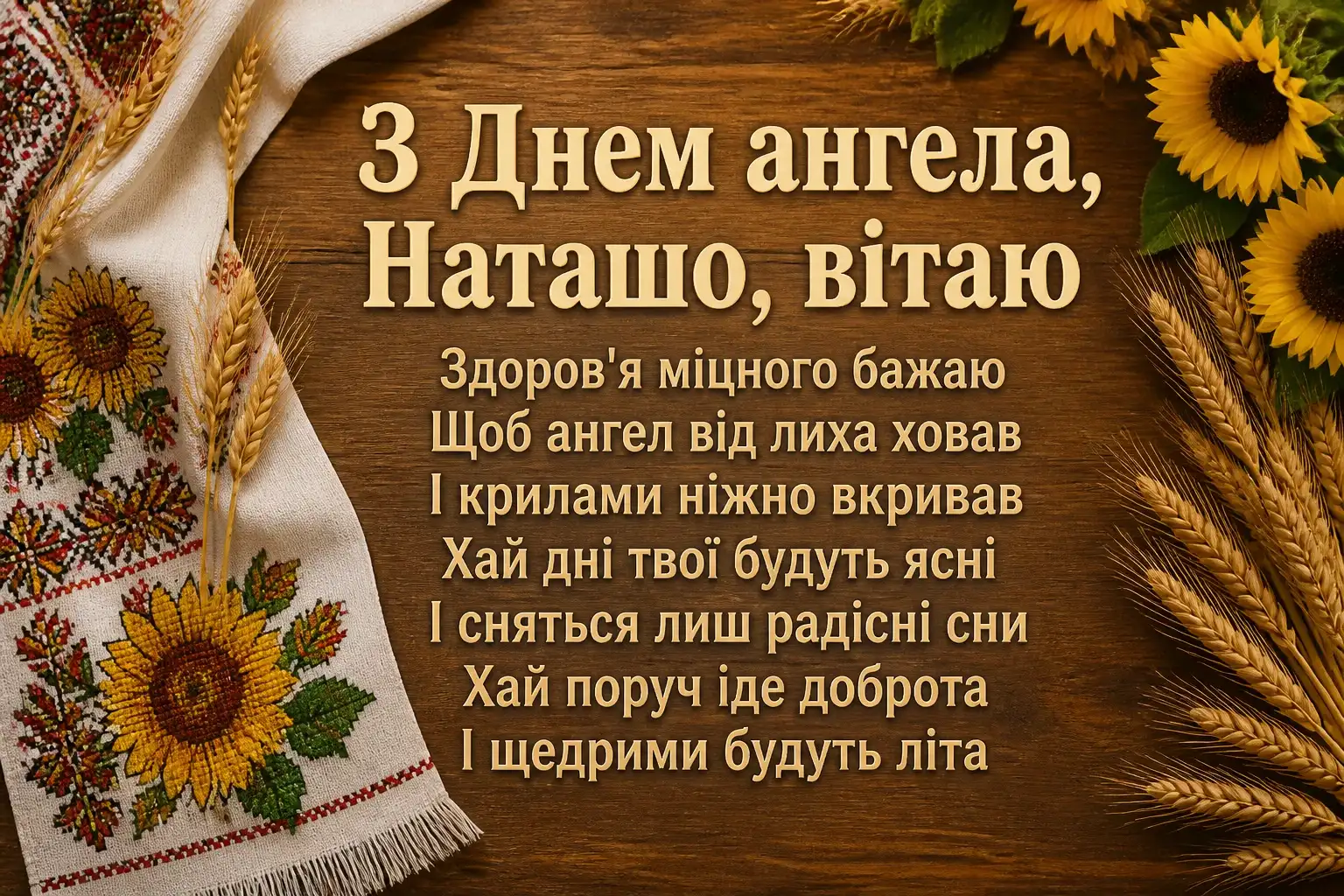 з днем ангела наташа