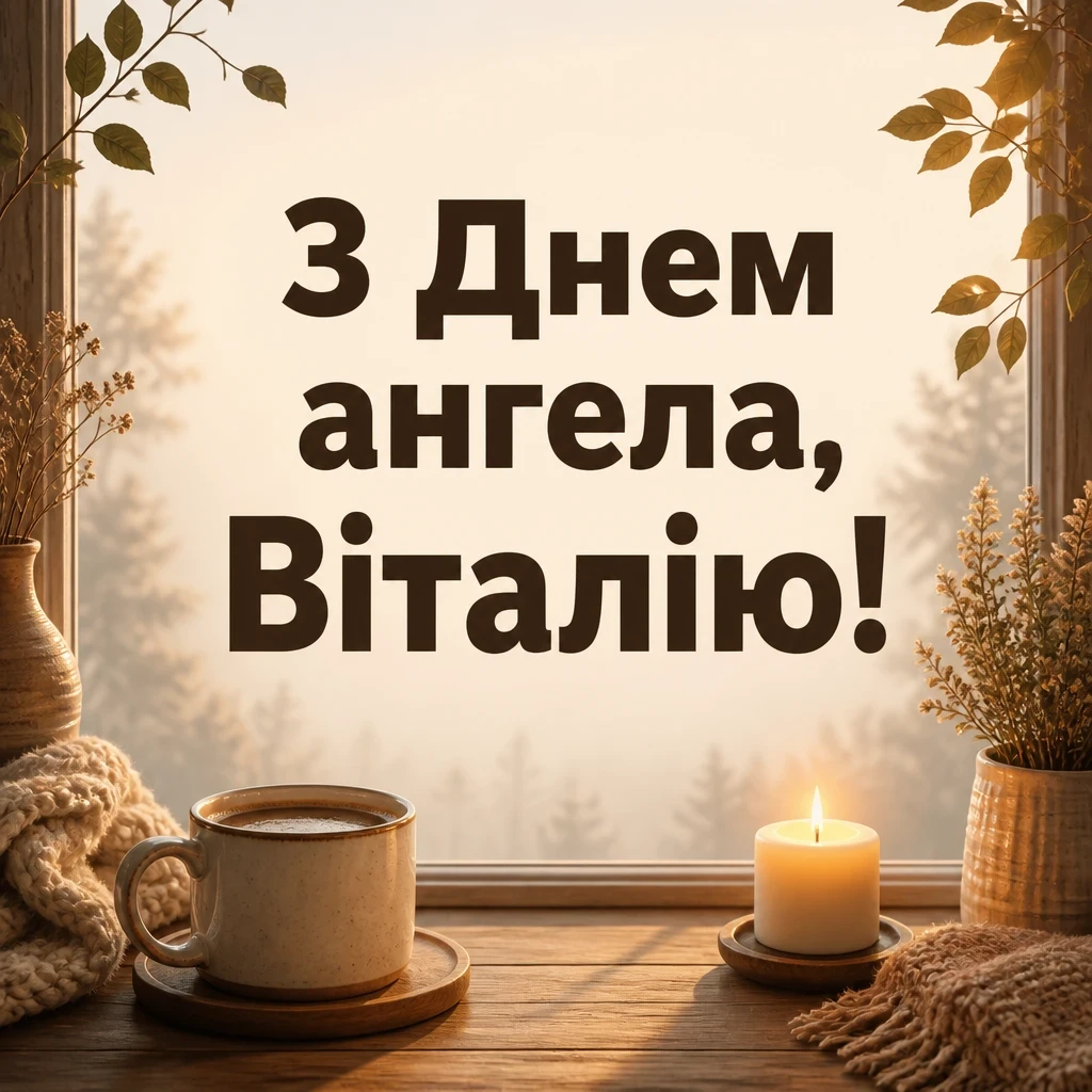 з днем ангела віталія