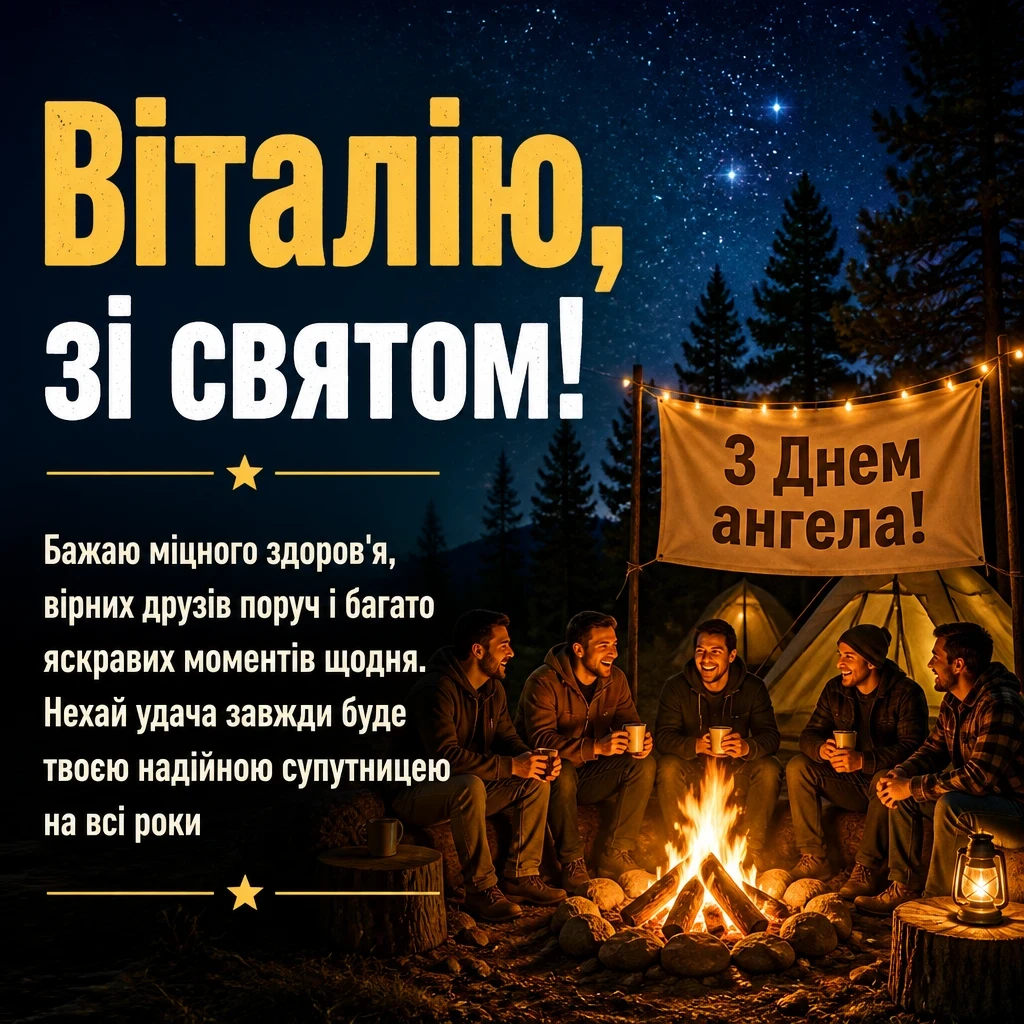 з днем ангела віталія