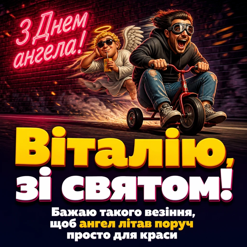 з днем ангела віталія