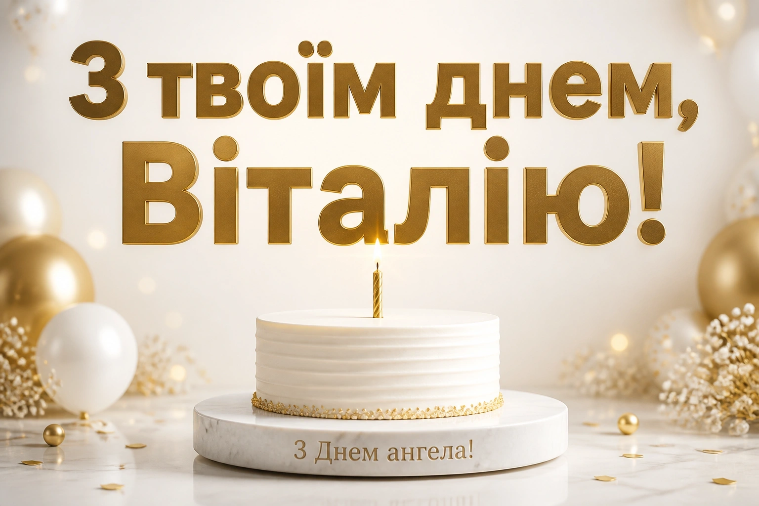 з днем ангела віталія