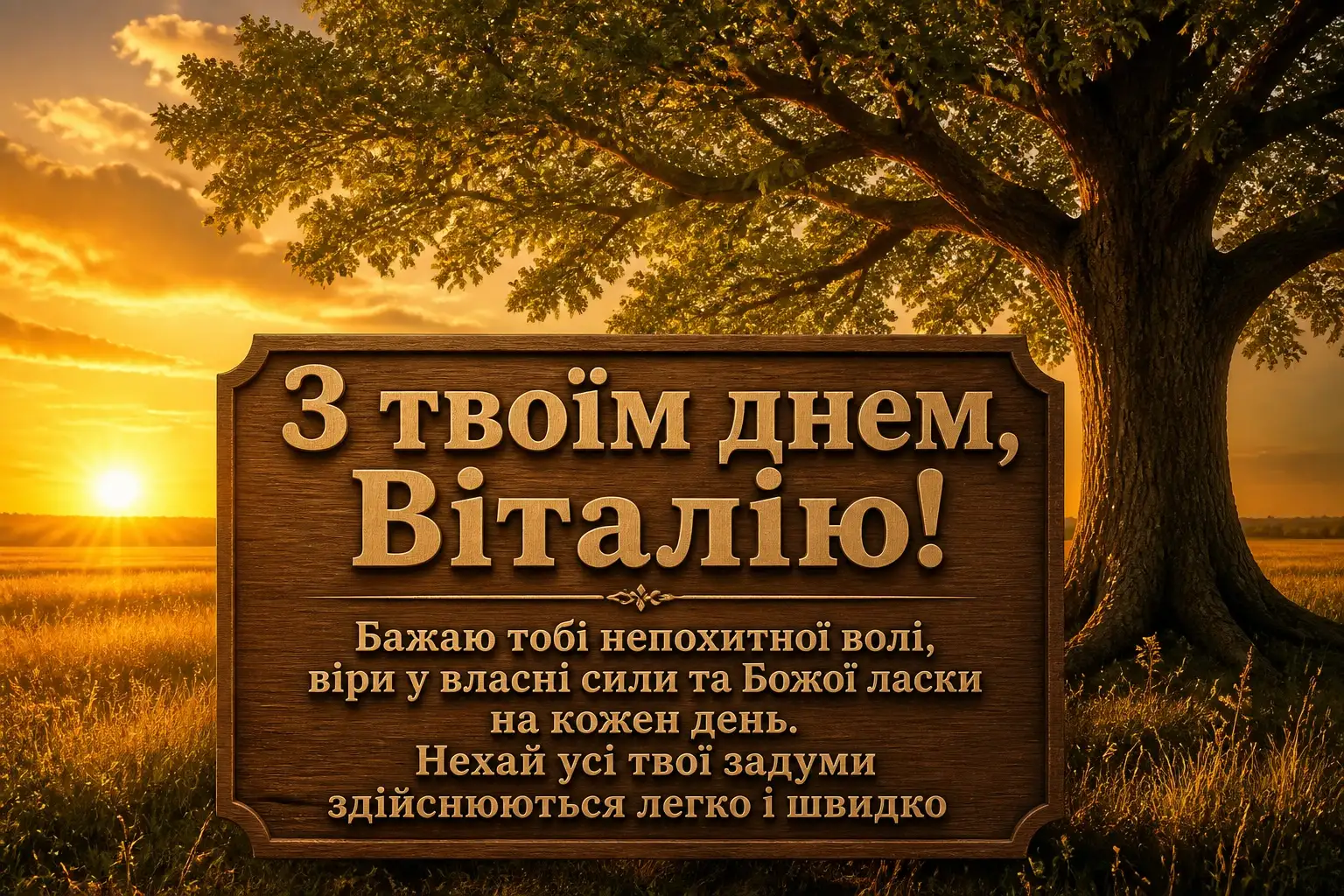 з днем ангела віталія