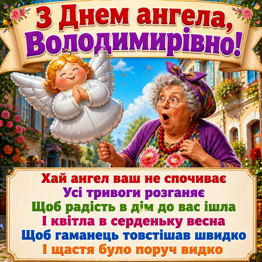 володимирівна з днем ангела