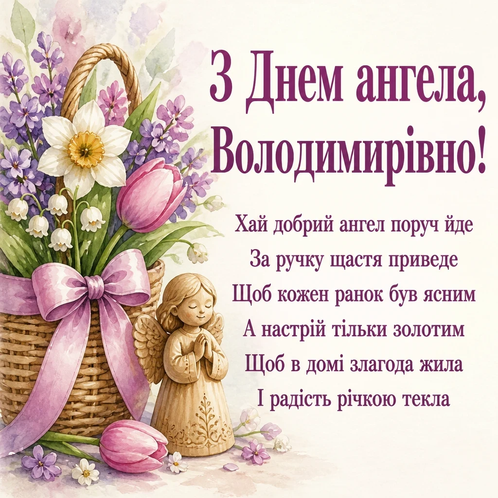 володимирівна з днем ангела