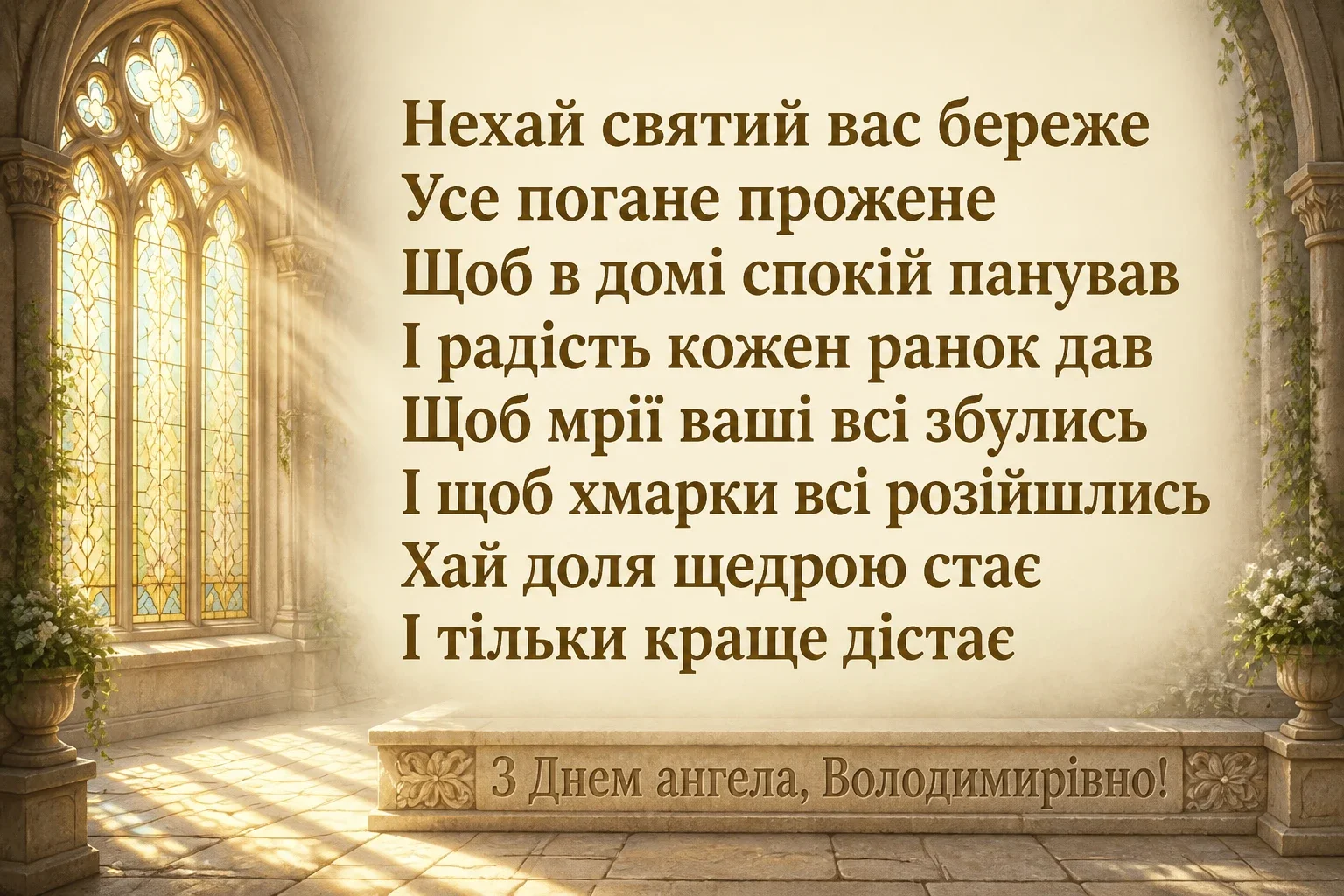 володимирівна з днем ангела