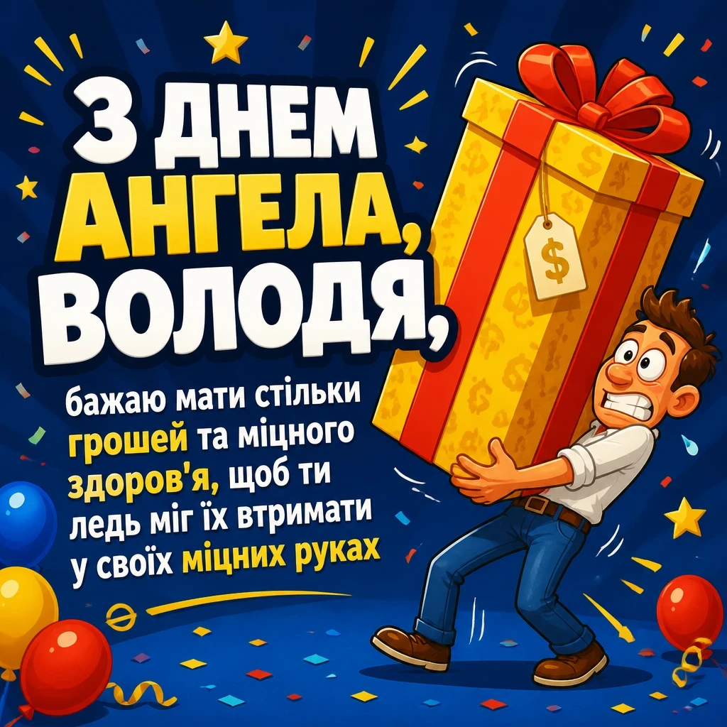 з днем ангела володя