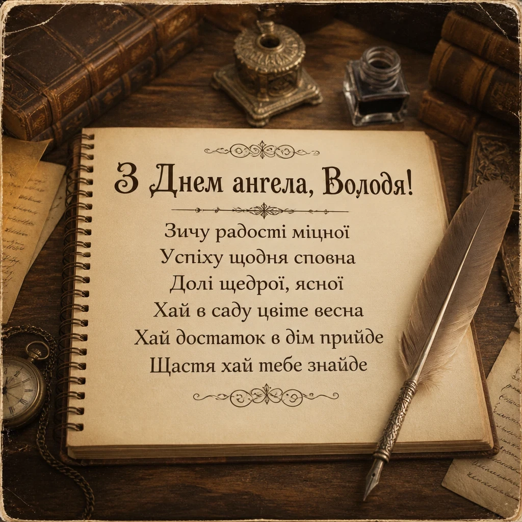 з днем ангела володя