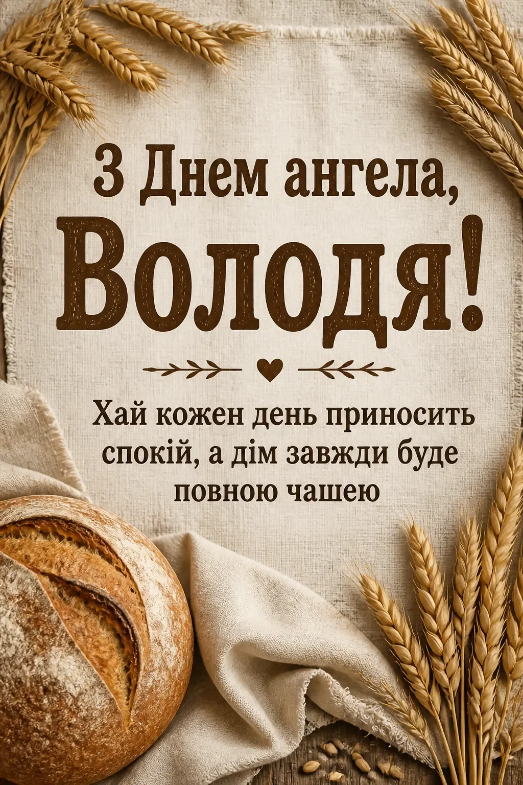 з днем ангела володя