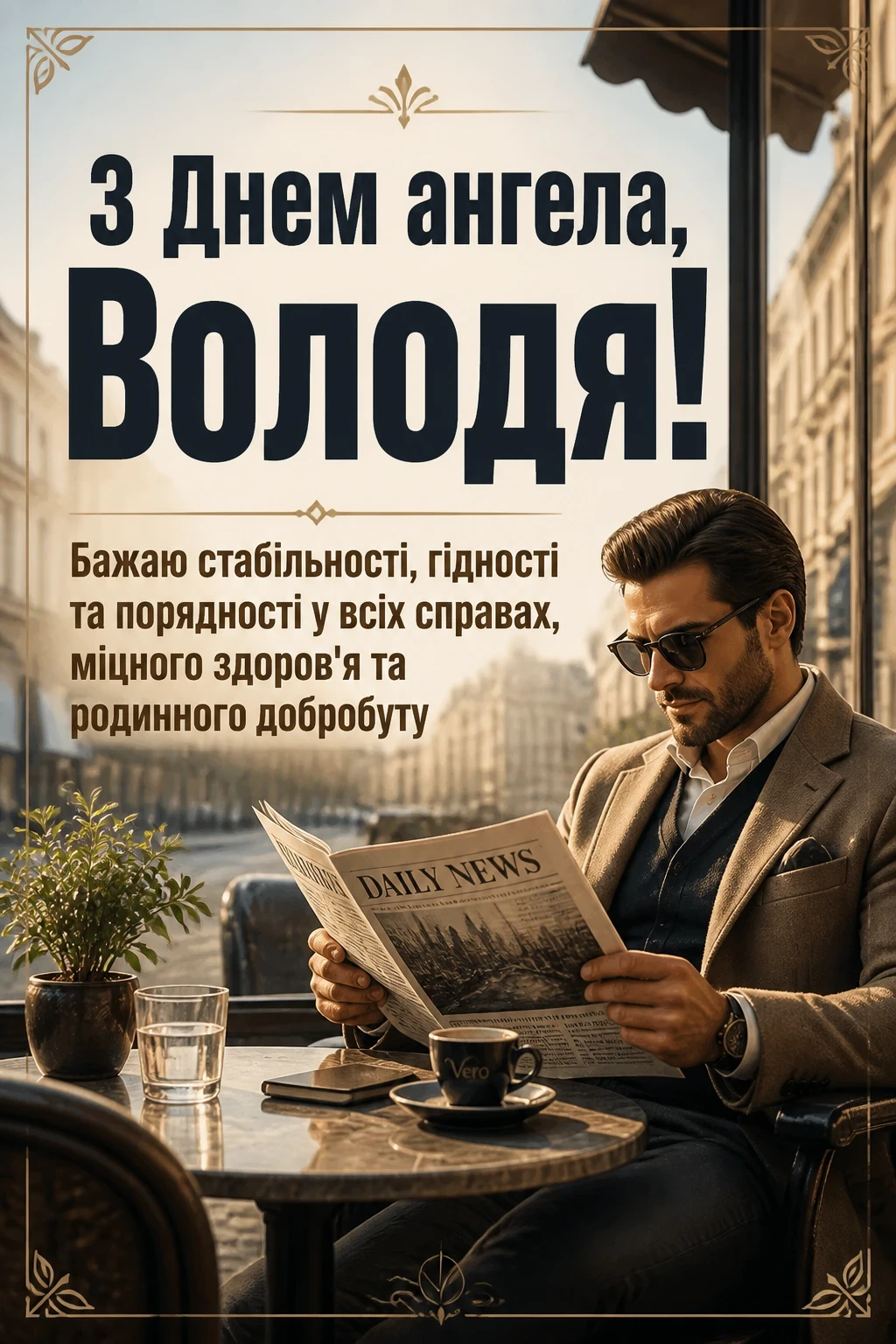 з днем ангела володя