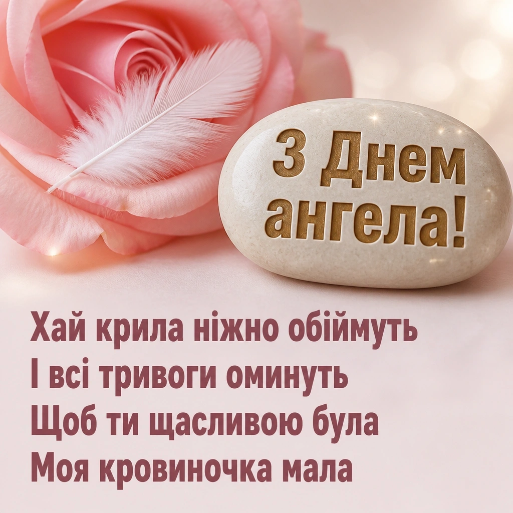 привітання з днем ангела своїми словами, до сліз донечці
