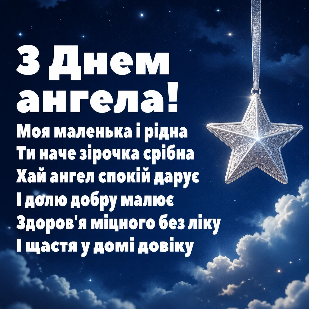 привітання з днем ангела своїми словами, до сліз донечці