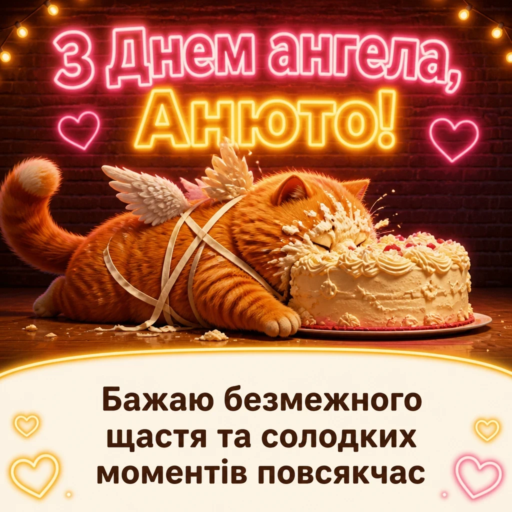 з днем ангела анюта