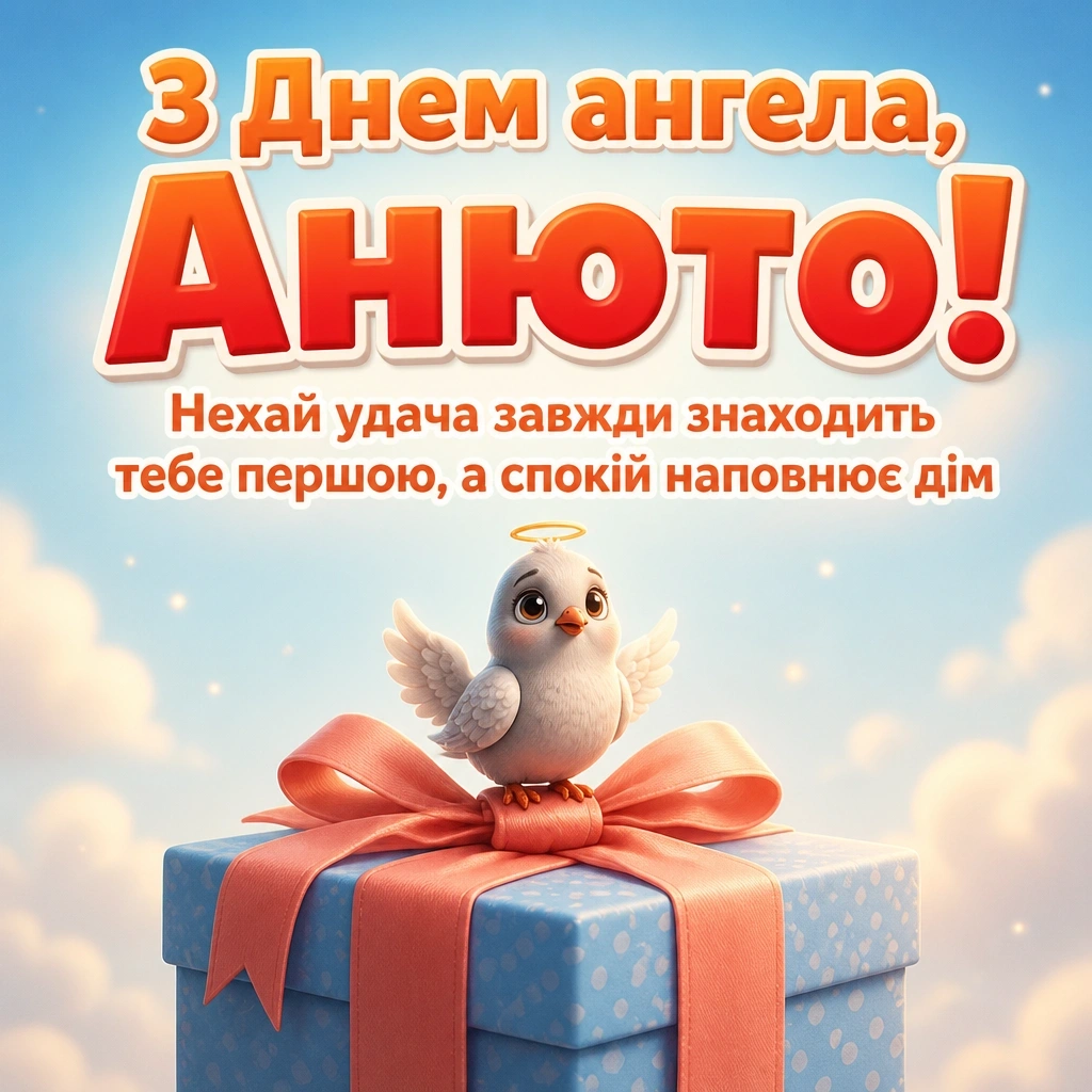 з днем ангела анюта