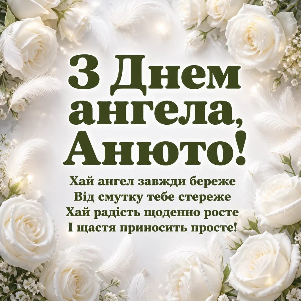 з днем ангела анюта