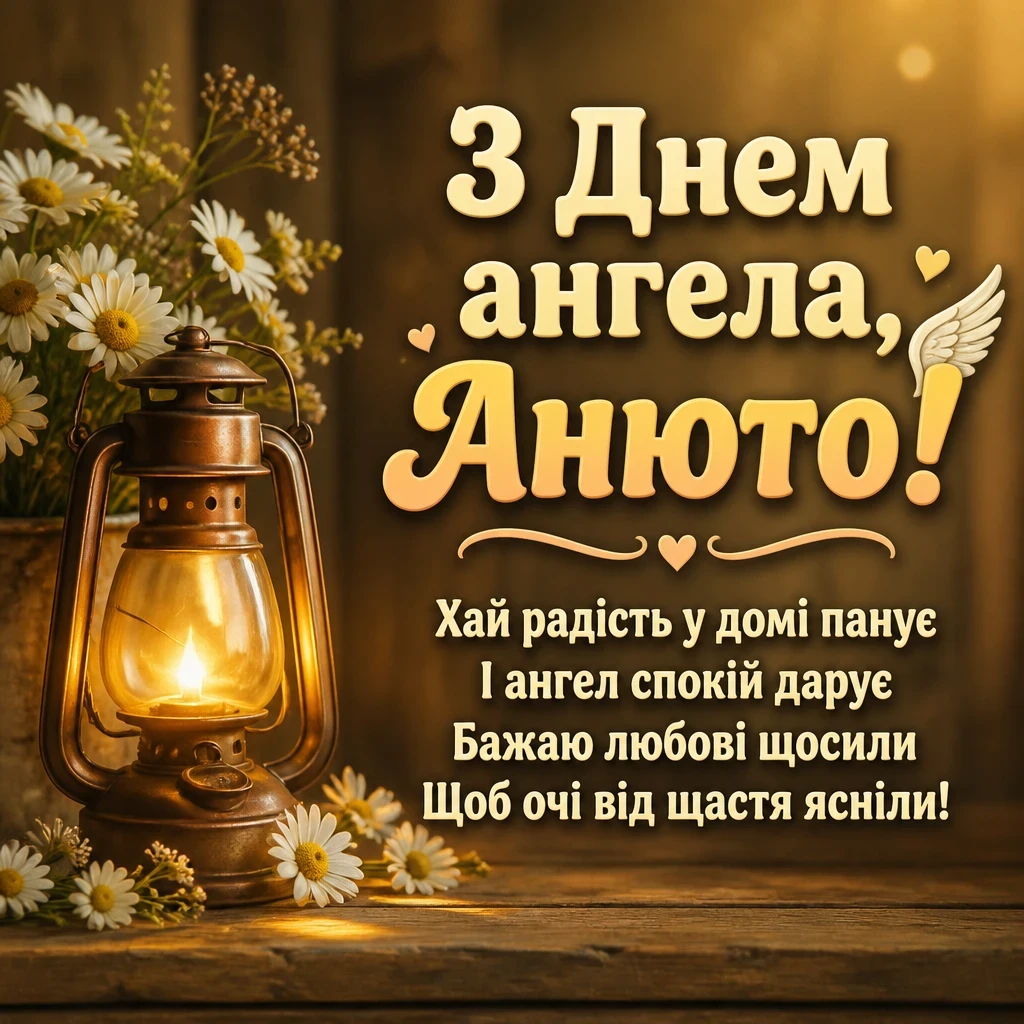 з днем ангела анюта