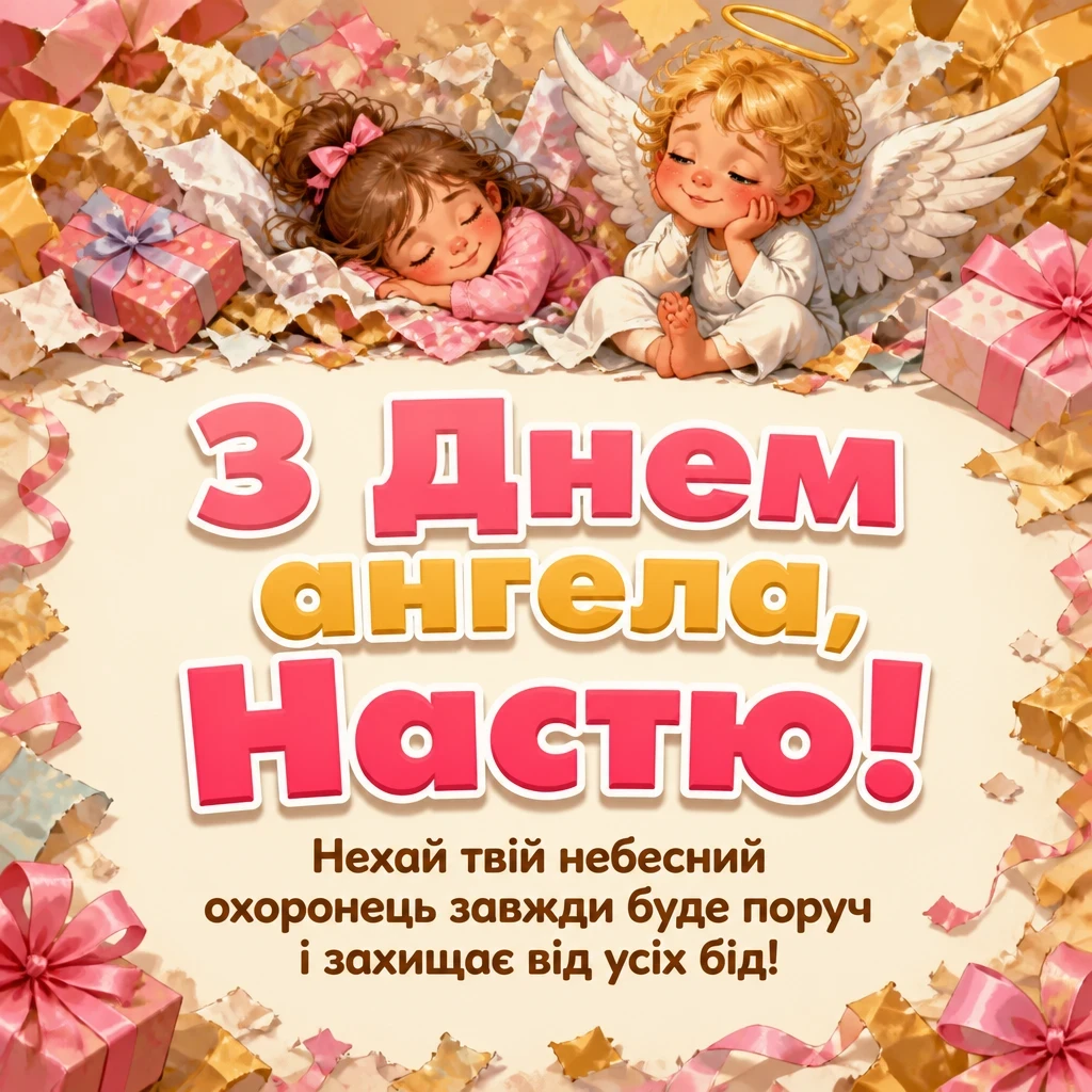 з днем ангела настя