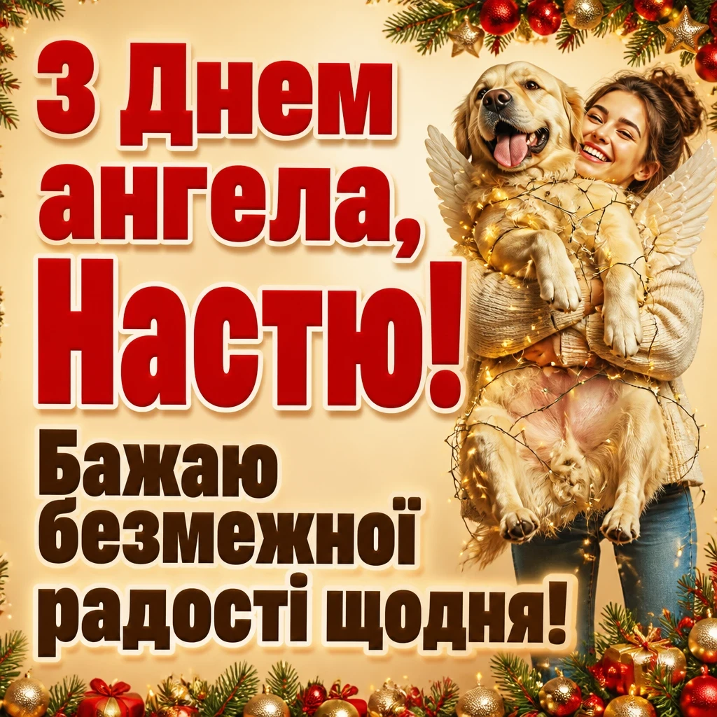 з днем ангела настя