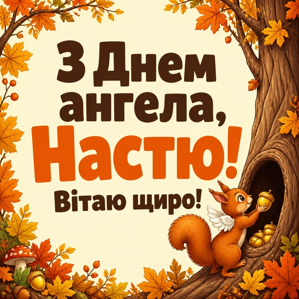 з днем ангела настя