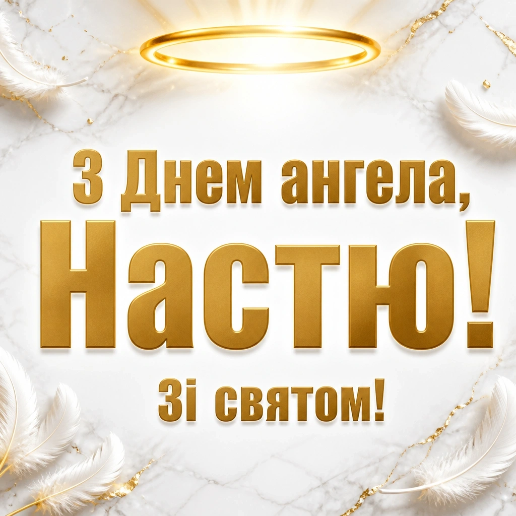 з днем ангела настя