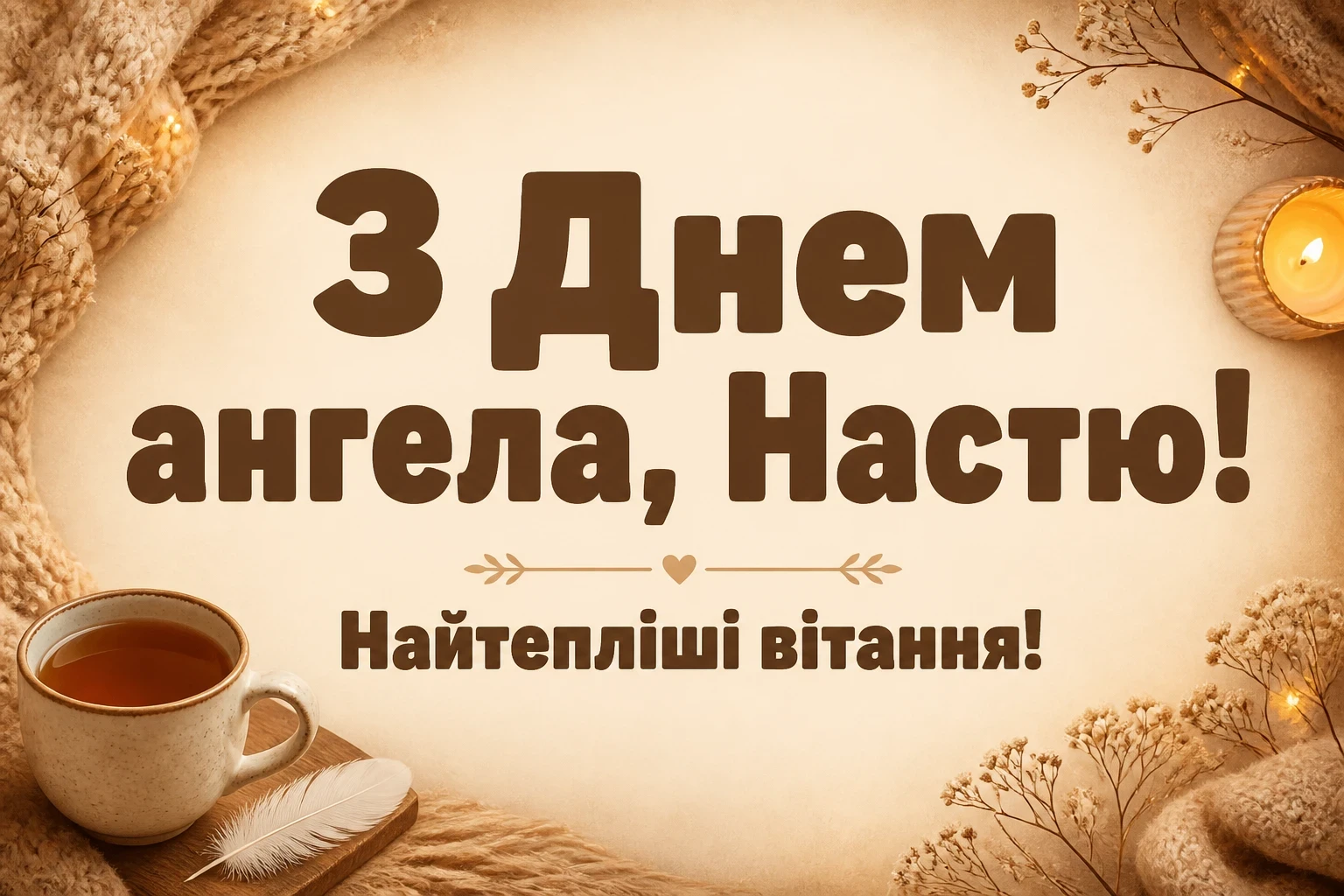 з днем ангела настя