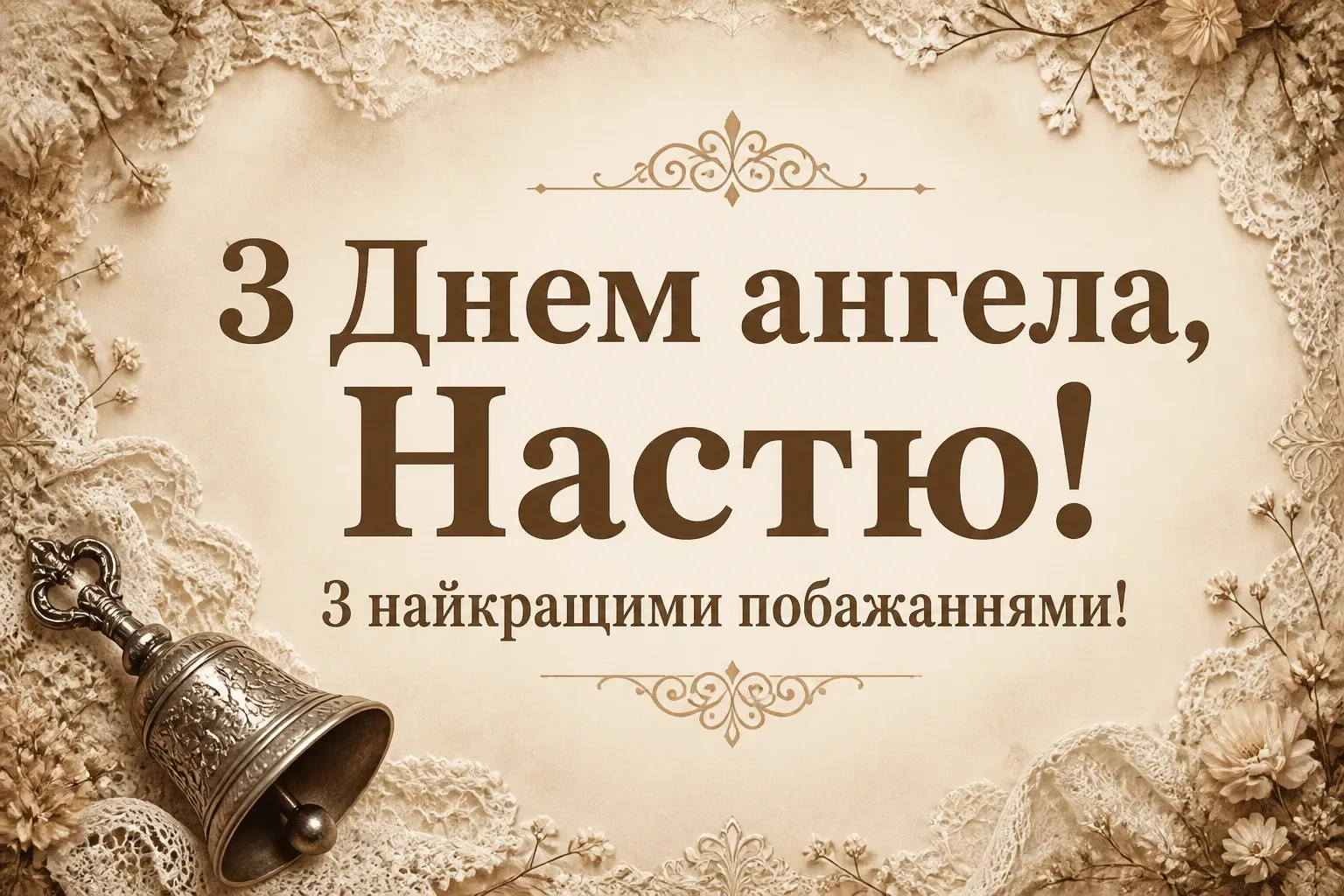 з днем ангела настя
