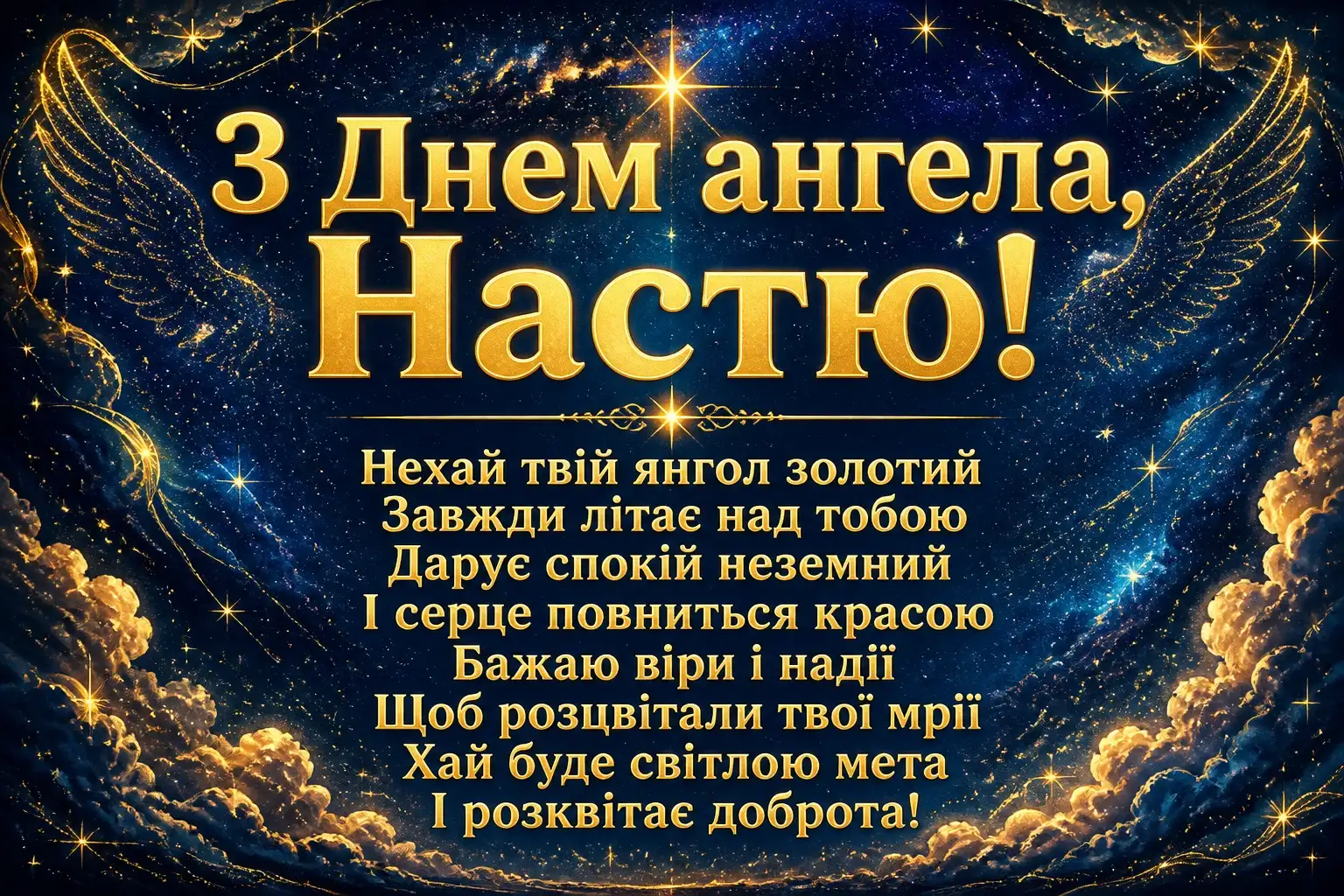 з днем ангела настя
