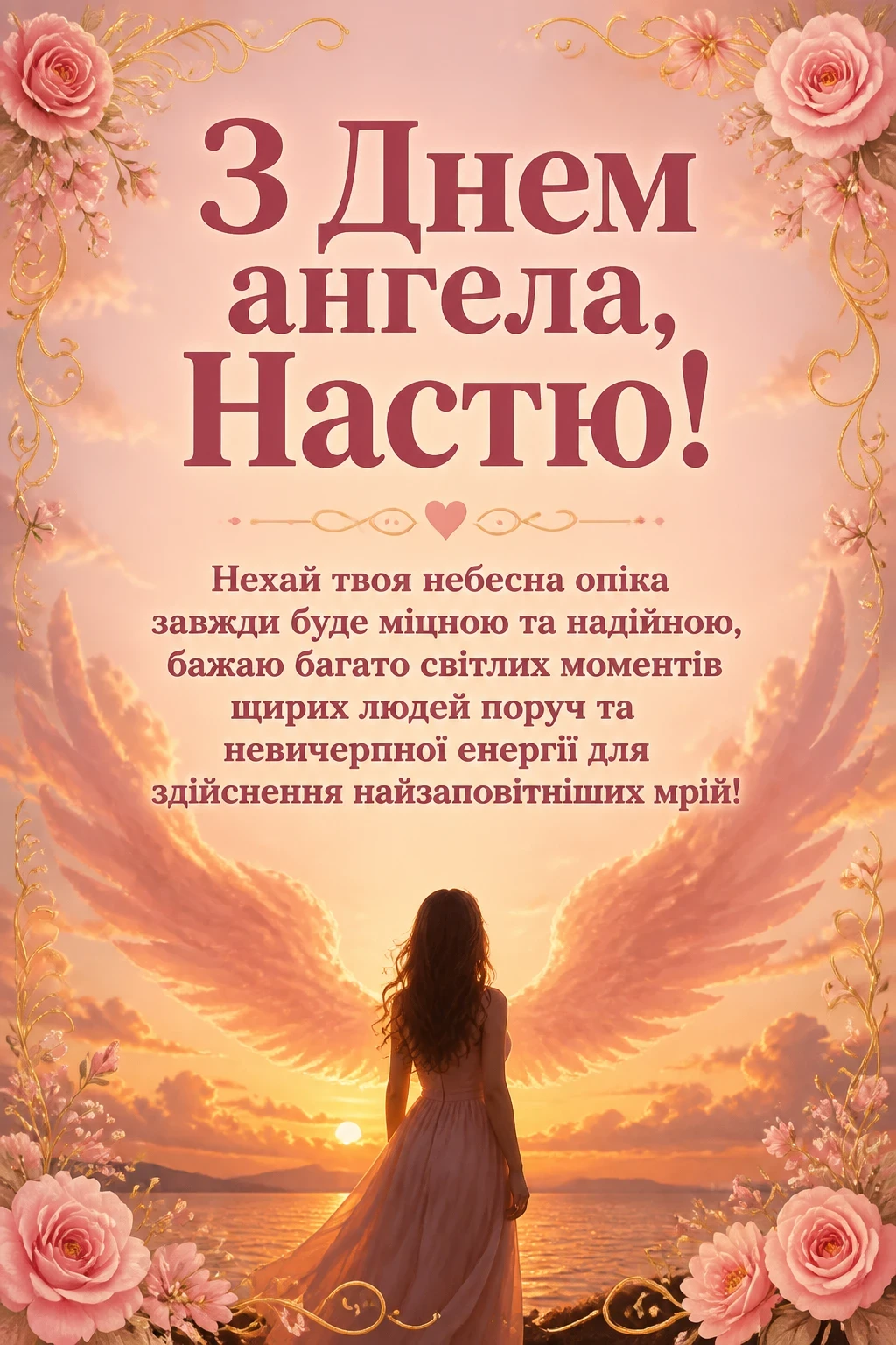 з днем ангела настя